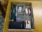 (R2) TRAY LOT OF ASSORTED OFFICE SUPPLIES TO INCLUDE PENCILS, A MINI STAPLER, A SHARP BRAND