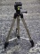 (R2) QUANTARAY BRAND CAMERA TRIPOD WITH TELESCOPING LEGS. ITEM IS SOLD AS IS WHERE IS WITH NO