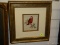 (R2) 2 PIECE CROSS-STITCHED ARTWORKS TO INCLUDE A FRAMED PARROT CROSS-STITCHING AND A FRAMED