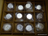 (R1) LOT OF 12 SHEFFIELD SILVER PLATED JEFFERSON STYLE CUPS. ALL ARE IN PLASTIC WITH A BOX. ITEM IS