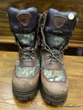 (R1) PAIR OF SIZE 8 SURVIVOR BRAND WATERPROOF OUTDOOR BOOTS WITH AQUASHIELD. ITEM IS SOLD AS IS