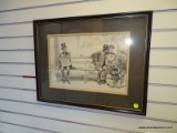 (R2) FRAMED PRINT FROM COLLIER'S WEEKLY 