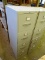 (SHOP OFFICE) METAL FILE CABINET- 15 IN X 25 IN X 52 IN . ITEM IS SOLD AS IS WHERE IS WITH NO
