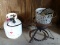 (SHOP) PROPANE COOKER WITH STAND- ITEM IS SOLD AS IS WHERE IS WITH NO GUARANTEES OR WARRANTY. NO