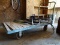 (SHOP) INDUSTRIAL CART- MAKES GREAT COFFEE TABLE- 56 IN X 27 IN X 12 IN - REMOVABLE HANDLES. ITEM IS