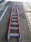 (SHED1) WERNER 28 FT. ALUMINUM EXTENSION LADDER. ITEM IS SOLD AS IS WHERE IS WITH NO GUARANTEES OR