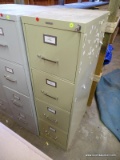 (SHOP OFFICE) METAL FILE CABINET- 15 IN X 25 IN X 52 IN. ITEM IS SOLD AS IS WHERE IS WITH NO