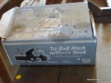 (SHOP) TRIPLE BALL HITCH IN BOX. ITEM IS SOLD AS IS WHERE IS WITH NO GUARANTEES OR WARRANTY. NO