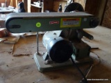 (SHOP) BENCH SANDER. ITEM IS SOLD AS IS WHERE IS WITH NO GUARANTEES OR WARRANTY. NO REFUND OR