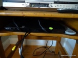 (UPBED 2) SONY DVD PLAYER WITH REMOTE. ITEM IS SOLD AS IS WHERE IS WITH NO GUARANTEES OR WARRANTY.