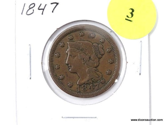 1847 Large Cent