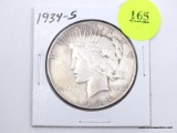 1934-S Dollar - Peace
