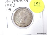 1953 Australia - ! Shilling- silver