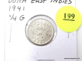 1941 Dutch East Indies - 1/4 Gulden - silver