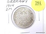1904 German - 2 Marks - silver