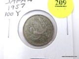 1957 Japan 100 Yen - silver