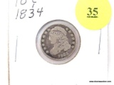 1834 Ten Cents - Capped Bust