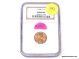 1935-S LINCOLN WHEAT CENT - MS 66RD. GRADED BY NGC.
