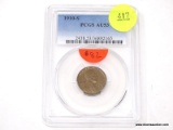 1910-S LINCOLN WHEAT CENT - AU 53. GRADED BY PCGS.