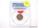 1910-S LINCOLN WHEAT CENT - GENUINE CLEANED - AU DETAIL. GRADED BY PCGS.