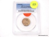 1910-S LINCOLN WHEAT CENT - GENUINE CLEANED - AU DETAIL. GRADED BY PCGS.