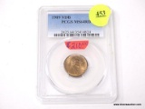 1909 VDB LINCOLN WHEAT CENT - MS 64RD. GRADED BY PCGS.