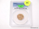 1939-S LINCOLN WHEAT CENT - MS 64RD. GRADED BY PCGS.