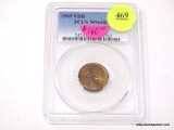 1909 VDB LINCOLN WHEAT CENT - MS 66RB. GRADED BY PCGS.