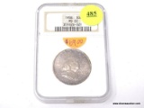 1958 SILVER FRANKLIN HALF DOLLAR - MS 65. GRADED BY ANA.