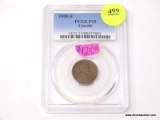 1909-S LINCOLN WHEAT CENT - F 15. GRADED BY PCGS.