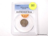 1909-S LINCOLN WHEAT CENT - VF 20. GRADED BY PCGS.