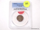 1909-S LINCOLN WHEAT CENT - VG 10. GRADED BY PCGS.