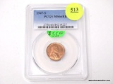 1947-S LINCOLN WHEAT CENT - MS 66RD. GRADED BY PCGS.