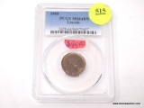 1909 LINCOLN WHEAT CENT - MS 64BN. GRADED BY PCGS.