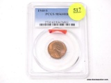 1944-S LINCOLN WHEAT CENT - MS 65RB. GRADED BY PCGS.