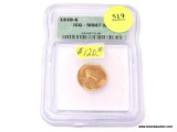 1939-S LINCOLN WHEAT CENT - MS 67RD. GRADED BY ICG.
