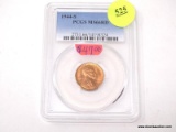 1944-S LINCOLN WHEAT CENT - MS 66RD. GRADED BY PCGS.