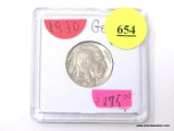 1930 BUFFALO NICKEL - GEM BU.