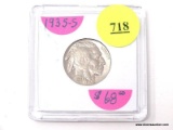 1935-S BUFFALO NICKEL.