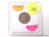 1946 LINCOLN WHEAT CENT.