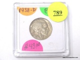 1938-D BUFFALO NICKEL - BU.