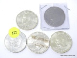 LOT OF (5) EISENHOWER DOLLARS WITH DATES TO INCLUDE (3) 1972, (1) 1971 & (1) 1776-1976.