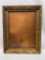 (S1A) ANTIQUE VICTORIAN OAK ORNATE GOLD GILT WOOD FRAME WITH IVY RELIEF DESIGNS (16W X 20H)
