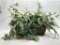 (S2B) LARGE FAUX CASCADING IVY AND FERN ARRANGEMENT IN BASKET APPROX 16 INCHES HIGH, 23 INCHES WIDE