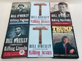 (S8H) BILL O'REILLY BOOKS KILLING PATTON, KILLING JESUS (2), KILLING LINCOLN, KILLING KENNEDY; AND