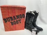 (S3C) MEN'S BLACK TRUCK'N SIZE 11 COWBOY BOOTS IN ORIGINAL BOX LIKE-NEW CONDITION, EE 12-INCH 16750
