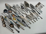 (S4D) ASSORTED STAINLESS AND SILVERPLATE FLATWARE