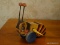 (UPHALL) VINTAGE FISHER PRICE BUZZY BEE PULL TOY- 5 IN X 6 IN,ITEM IS SOLD AS IS WHERE IS WITH NO