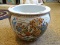 (APTLR) ORIENTAL PORCELAIN PLANTER 14 IN DIA. X 12 IN H, ITEM IS SOLD AS IS WHERE IS WITH NO