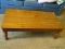 (APTLR) PINE COFFEE TABLE- 47 IN X 42 IN X 16 IN, ITEM IS SOLD AS IS WHERE IS WITH NO GUARANTEES OR